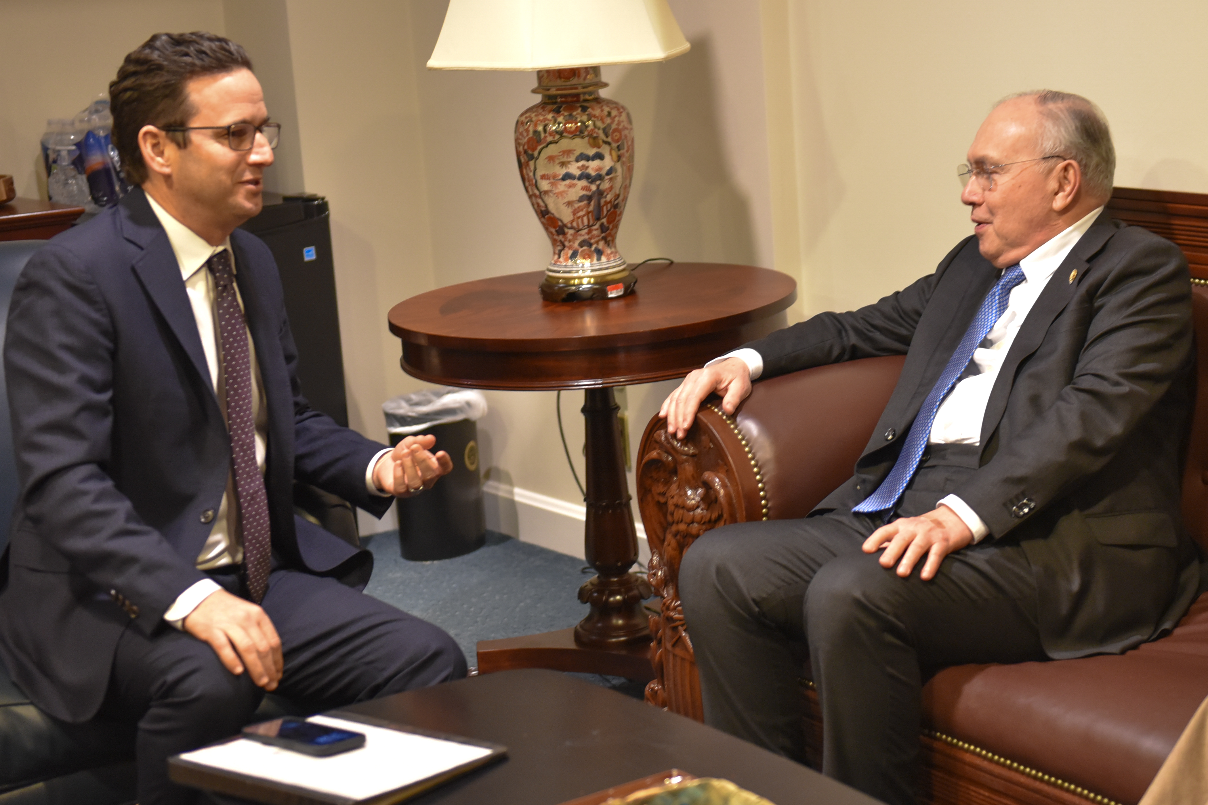 Schatz meets with Ambassador of the Republic of the Philippines to the United States Jose Manuel Romualdez