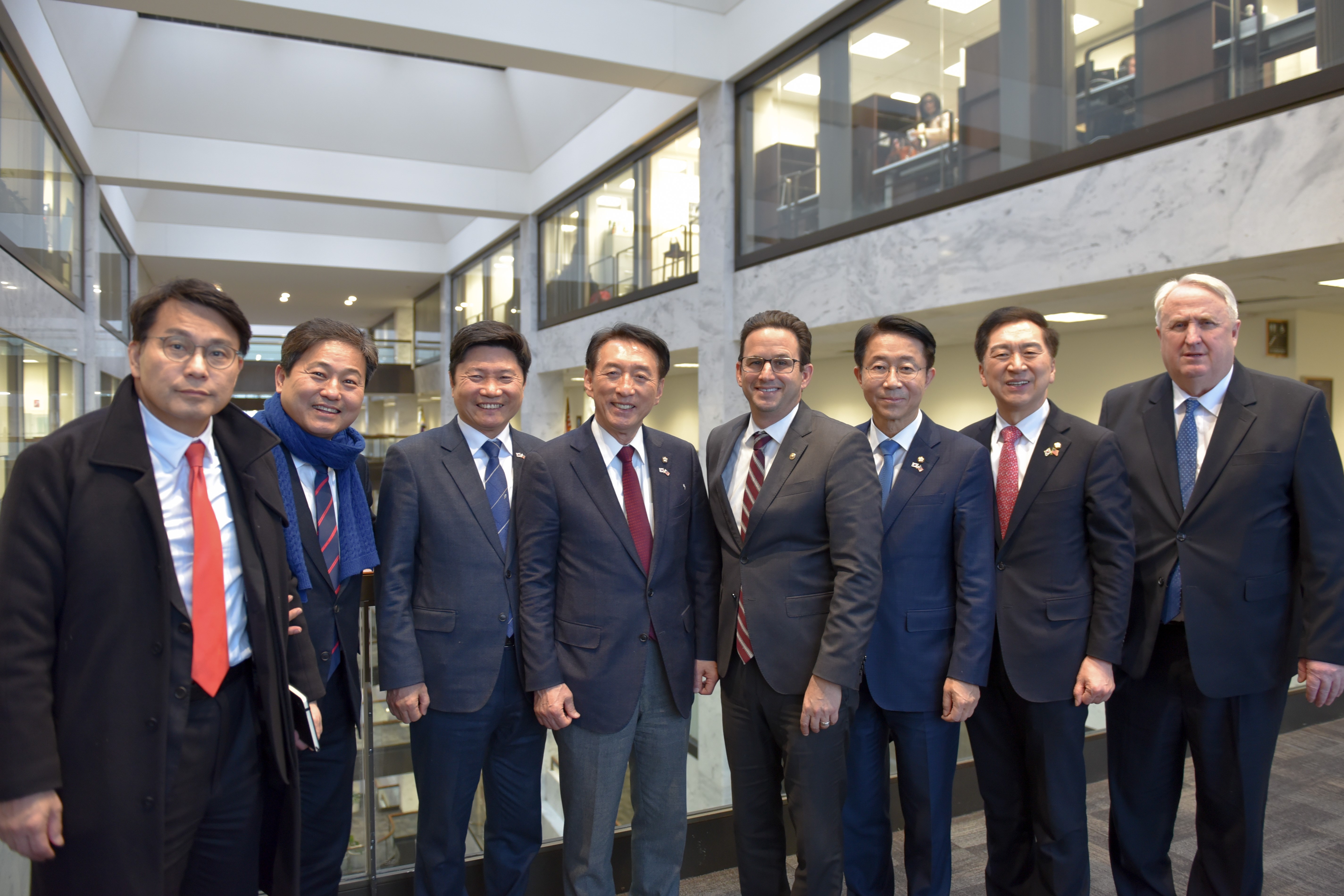 Schatz Meets With Members Of South Korean National Assembly